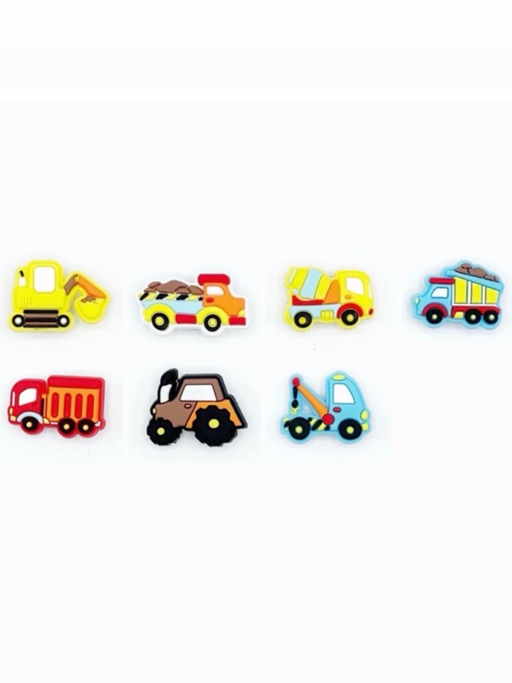 Construction Trucks Shoe Charms